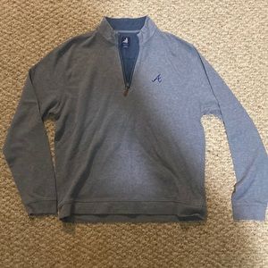Atlanta Braves Johnnie-O Quarter Zip Pullover Jacket
